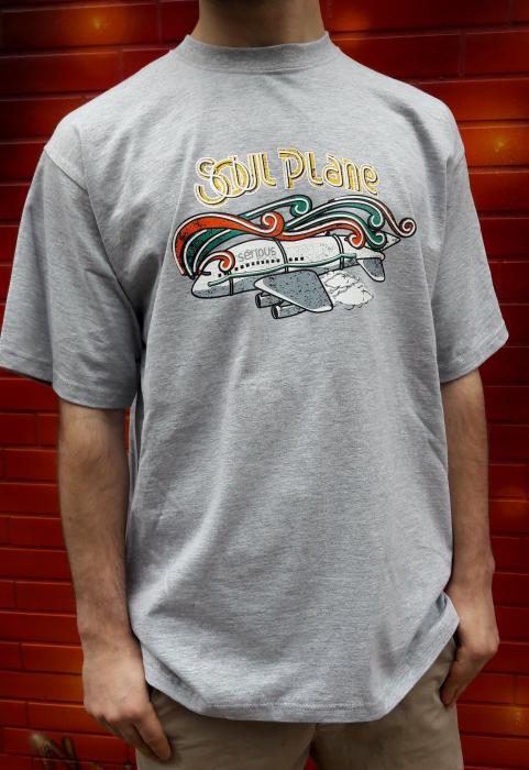 Serious Soul Plane Tee Grey