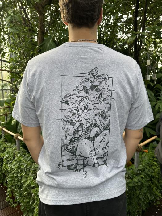 Natureblock – Oversized T-Shirt (Heather Grey)