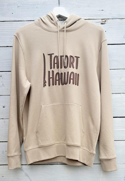 Tatort Hawaii Hoodie Front Logo Beige