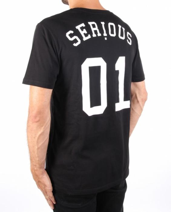 Serious 01 Tee Black