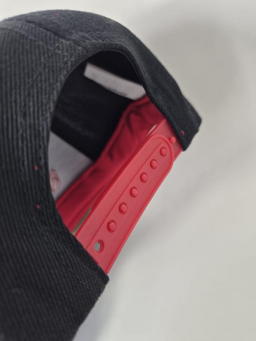 Preview: Swift Rock Two Tone Snapback Logo Cap Rot- Schwarz / Red - Black