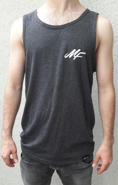 Mounfunk  Mens Tank Top Charcoal