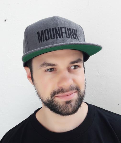 Mounfunk Snapback Logo Cap Charcoal - Gray