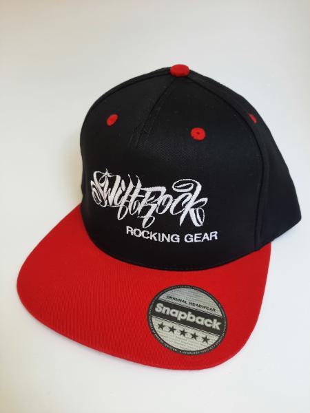 Swift Rock Two Tone Snapback Logo Cap Rot- Schwarz / Red - Black