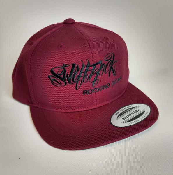 Rocking Gear Snapback Logo Cap Weinrot / Maroon Kids Size