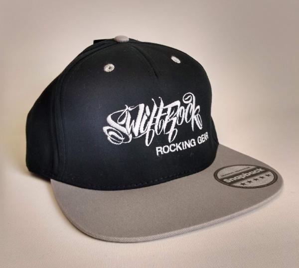 Swift Rock Two Tone Snapback Logo Cap Grey - Black