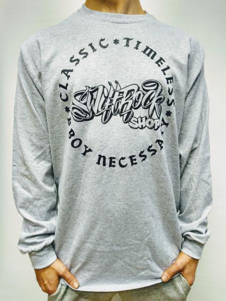 Swift Rock Shop Big Circle Logo Longsleeve Grau / Grey