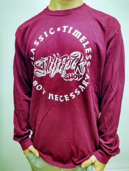 Swift Rock Shop Big Circle Logo Longsleeve Weinrot / Burgundy