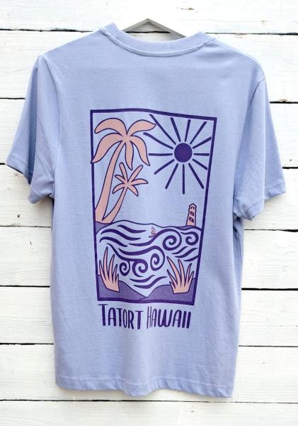 Tatort Hawaii T Shirt / Sun & Waves - Lilac