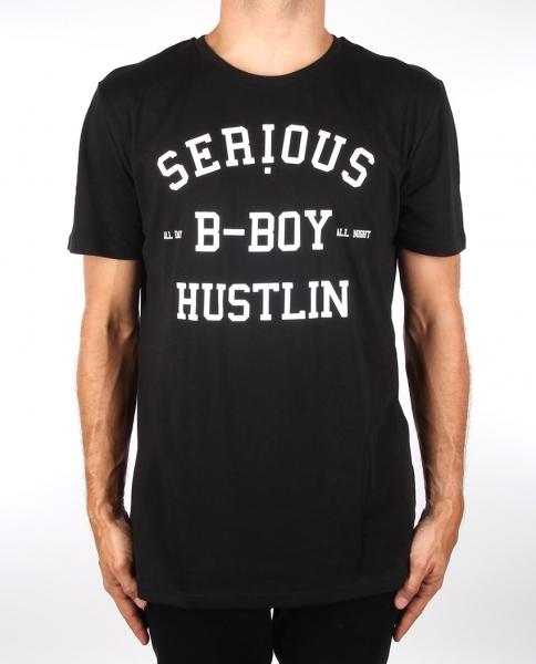 Serious Hustlin Tee Black