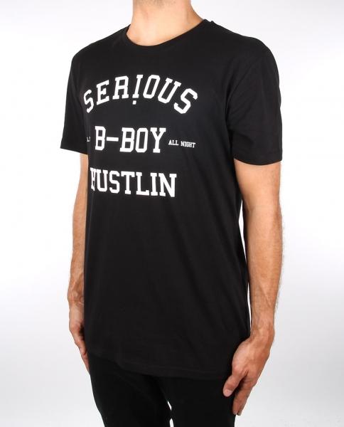 Serious Hustlin Tee Black