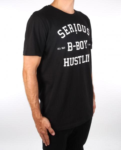 Serious Hustlin Tee Black