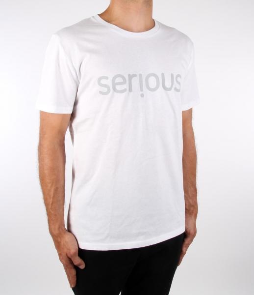 Serious Logo T Shirt White