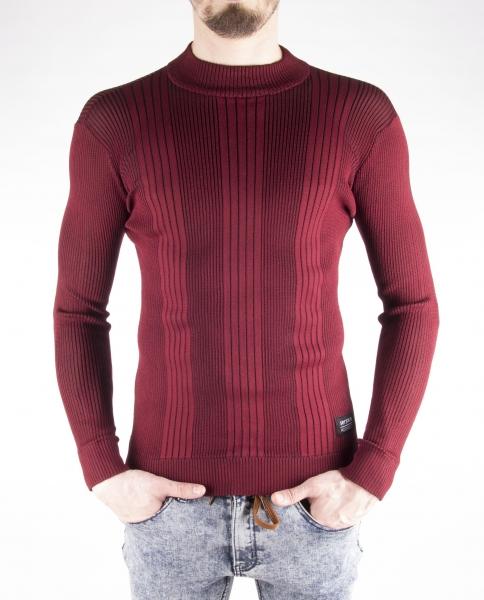 Serious Premium Mockneck Burgundy Maroon