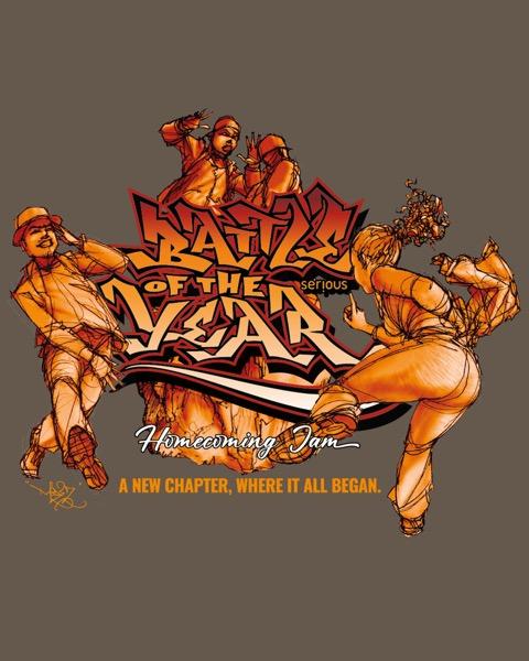 Battle of the Year - Homecoming Tee Brown