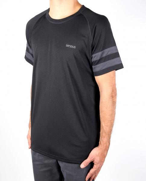 Serious Perform Tee Charcoal