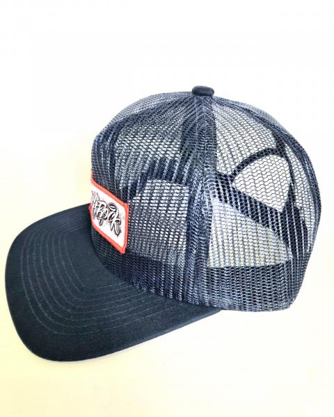 SR Full Mesh Star-Patch Snapback Cap Navy