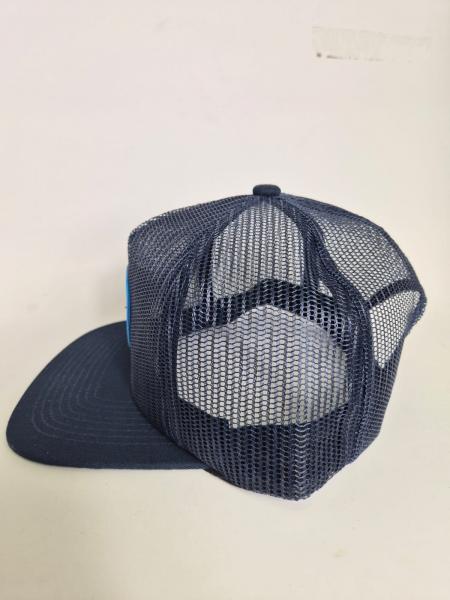 SR Full Mesh Circle-Patch Snapback Cap Navy