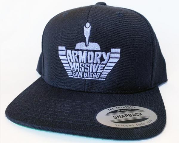 Armory Snapback Logo Cap Schwarz