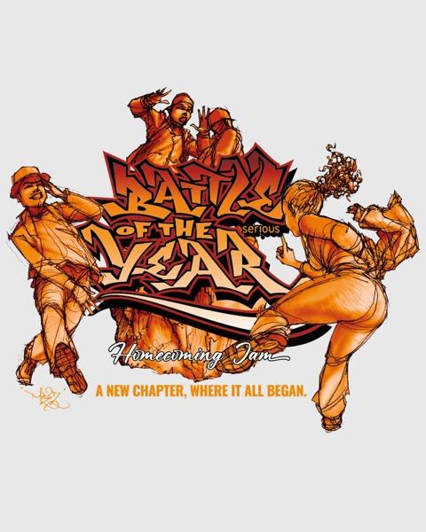 Battle of the Year - Homecoming Tee White