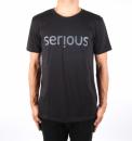 Serious Logo T Shirt Schwarz